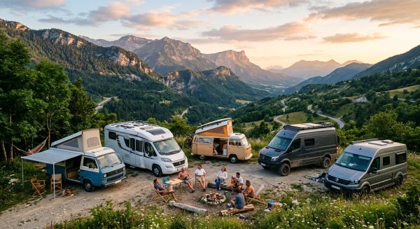 Sélection de vans et camping-cars pour des séjours mémorables