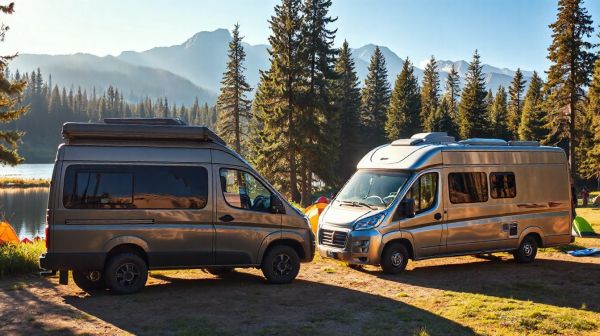 Sélection de vans et camping-cars pour des séjours mémorables